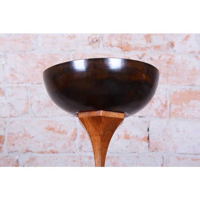 Biedermeier Walnut Bowl from Josef Danhauser, Austria, 1820s For Sale - Image 3 of 8