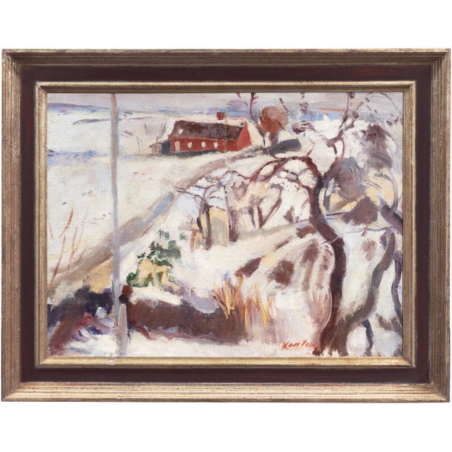 Signed lower right 'Vantore' for Mogens Erik Christien Vantore (Danish, 1895-1977) and painted circa 1925. Framed...