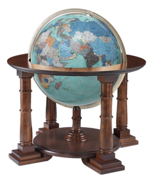 Sirius Aquamarine Globe by Zoffoli Mappamondi