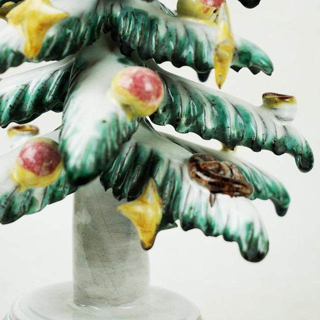 Ceramic Midcentury Anzengruber Ceramic Christmas Tree, 1950s For Sale - Image 7 of 10