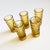 Mid-Century Modern Fostoria Pebble Beach Yellow Water Goblets - Set of 5 For Sale - Image 3 of 9