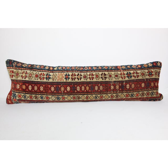 Here i am listing a 100% Handmade double knotted rug pillow cover, made from antique authentic caucasian carpet rug....
