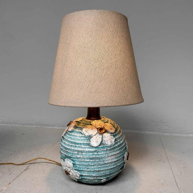 Ceramic Table Lamp, Italy, 1950s-1960s For Sale - Image 4 of 17