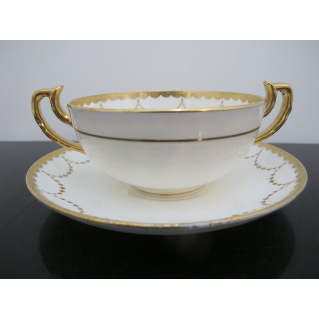 Beautiful Minton The MacDougall & Southwick, Seattle, Washington, bone China soup or cream cup and saucer. Dated between...