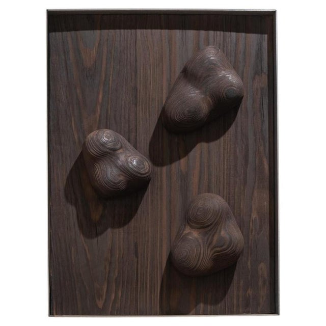 Echo 14 Sculpture in Yellow Pine and Steel Frame by Camille De Prêtre For Sale - Image 6 of 6