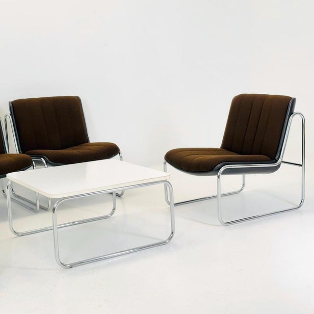 Mid-Century Modern Sling Lounge Chair by Peter Hoyte for Habitat, Italy, 1980s For Sale - Image 17 of 18