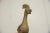 Metal Vintage African Bronze Long Legged Bird For Sale - Image 7 of 9