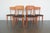 These vintage A. Sibau dining chairs embody refined Italian modern design with their gracefully curved backs, sculpted...