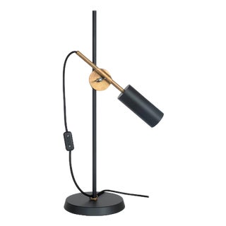 Black Stav Table Lamp by Johan Carpner for Konsthantverk For Sale