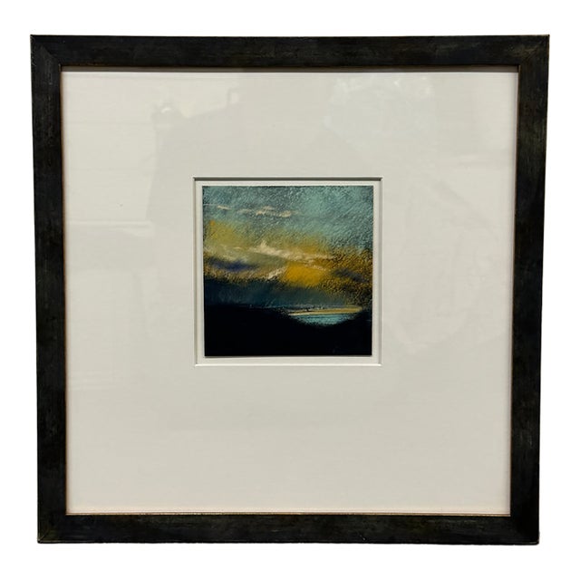 Wendy Goldberg Dawn on the Lake Pastel Painting For Sale