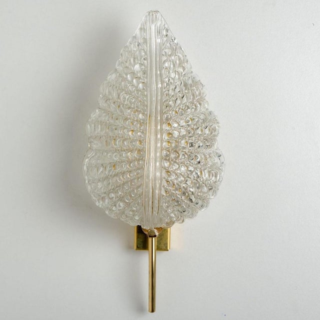 Large Wall Sconces in the style of Barovier & Toso, Italy, 1960s, Set of 2 For Sale - Image 3 of 18