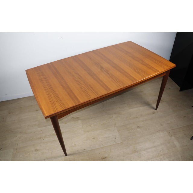 Scandinavian Extendable Teak Dining Table, 1960s For Sale - Image 17 of 18