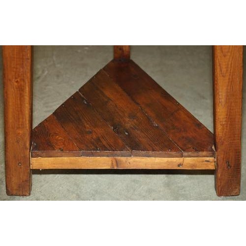 Pine Cricket Table, 19th Century For Sale - Image 11 of 15