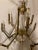 Mid 20th Century Mid Century Modern Lightolier Style Brass and Lucite Angular 9 Arm Chandelier For Sale - Image 5 of 9