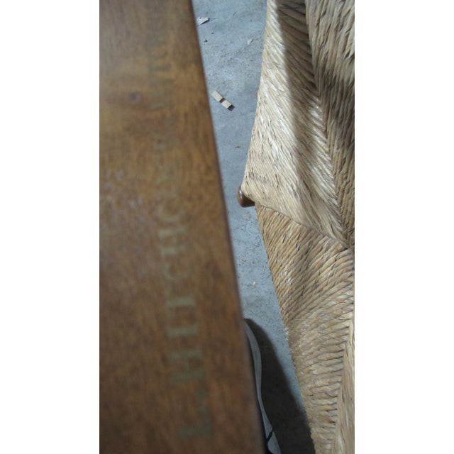 1980s Hitchcock Farmhouse Dining Kitchen Room Set Rush Seats Rare For Sale - Image 11 of 11