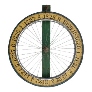 Circa 1940s Game Wheel With Stars For Sale