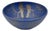 Emilia Castillo Cobalt Blue & Pure Silver Parrot Bowl, Taxco Mexico 1980s For Sale