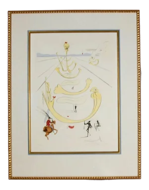 Salvador Dalí­, Masque de la Mort., 1975