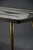 Metal Abstract Black and White Glass Mosaic Coffee Table with Brass Legs by Berthold Müller, 1955 For Sale - Image 7 of 18