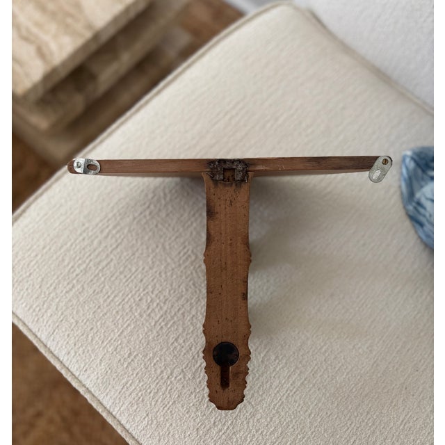 Antique 19th Century French Faux Bamboo Wall Bracket Shelf For Sale - Image 12 of 12