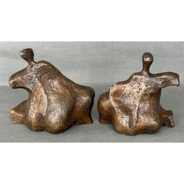 Organic Abstract Sculptures, 1960s, Bronze, Set of 2 For Sale - Image 6 of 10