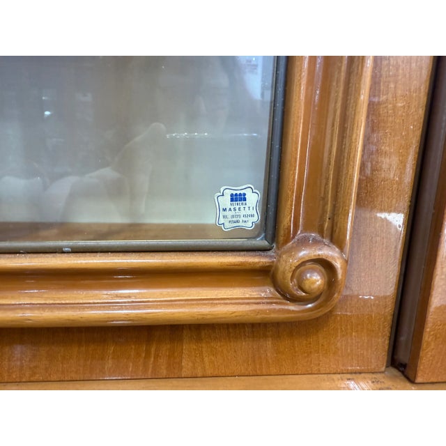 Wood Italian Rococo Revival 3 Piece Dining Ensemble Masetti, c.1970s For Sale - Image 7 of 16