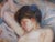 Art Nouveau Vintage Oil Painting Nude After Frieseke's Art Nouveau Masterpiece "Sleep" 1903 For Sale - Image 3 of 13