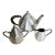 French Alice & Eugene Chanal Pewter Coffee/Tea Service C1910 For Sale