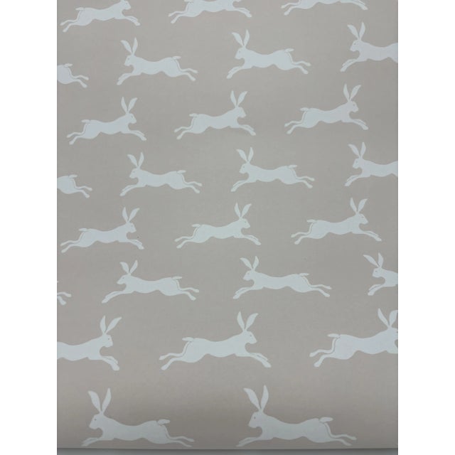 English Cowtan & Tout/Jane Churchill Wallpaper, March Hare in Soft Pink - 3 Rolls + Extra For Sale - Image 3 of 6