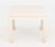 Modern James Mont Style White Painted Dining Table For Sale - Image 3 of 7