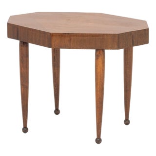 Art Deco Marquetry Side Table For Sale