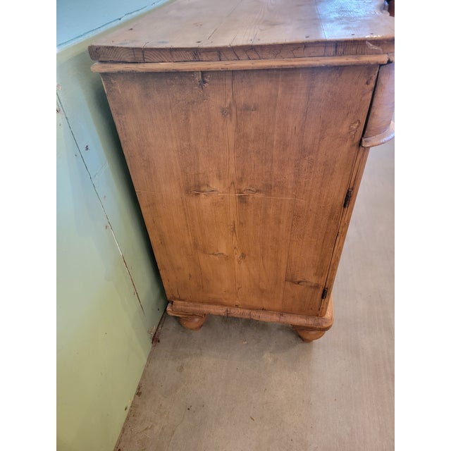 Antique Pine Dresser Base - From England - Circa 1890 For Sale - Image 11 of 12
