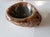 A bowls made of thoroughly processed agate. Beautiful piece of stone