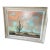 Mid 20th Century Shifting Clouds Original Oil Painting by Sid Cedargreen For Sale