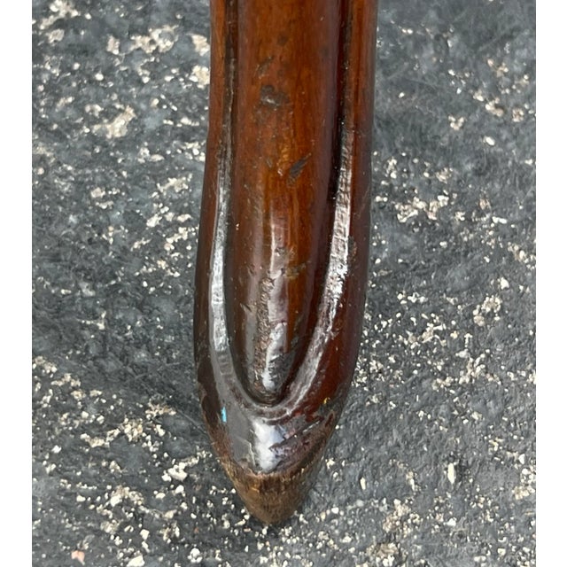 Pair of French Louis XV Style Balloon Back Chairs, Dragonfly Upholstery, Walnut Finish a Pair For Sale - Image 12 of 12