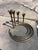 Vintage Set of 4 Brass Graduated Nesting Ring Shaped Candle Holders Circa 1960's For Sale - Image 4 of 9