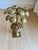 Vintage Heavy Brass Palm Tree Candlesticks in Urn Bases – Set of Three – Circa 1970s For Sale - Image 4 of 8