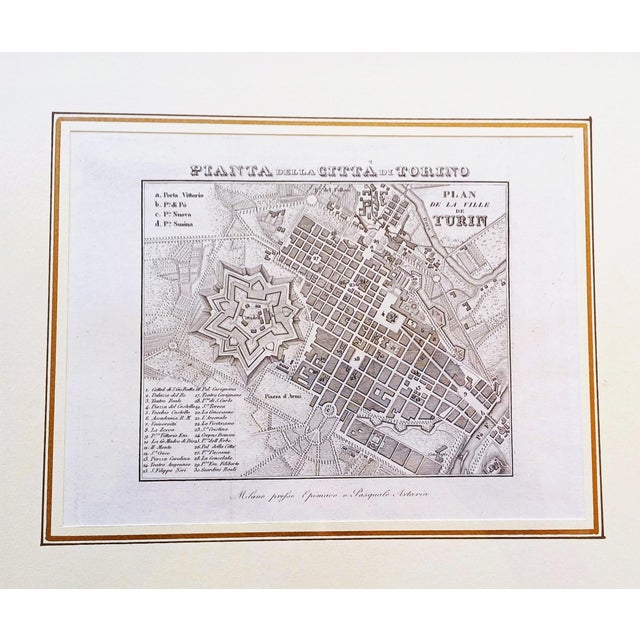 Dimensions: 31x37 (external), 12x15 (image) Materials: paper Condition: excellent Authentic engraving of the city map of...