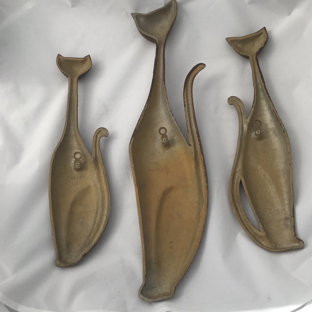 Vintage MidCentury Sexton Cats Wall Art Set of 3 Chairish