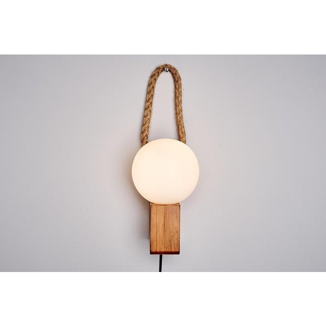 Table Lamp with Sculpted Pine Block from Temde, 1960s For Sale - Image 12 of 16