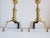 Metal Antique Federal Style Brass Andirons With Steeple Tops - A Pair For Sale - Image 7 of 12