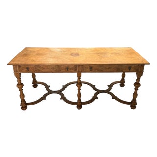Gustavian, Bleached Wood, Barley Twist Table, Europe, 18th/19th Century For Sale