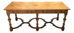 Gustavian, Bleached Wood, Barley Twist Table, Europe, 18th/19th Century