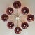 Fabio Ltd 21st Century Otto Polished Brass Amethyst Bubbles Murano Glass Flush Mount by Fabio LTD For Sale - Image 4 of 5