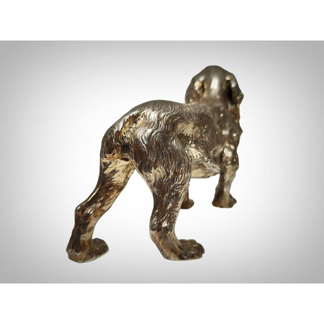 Italian Silver Cocker Spaniel Dogs, 1980s, Set of 2 For Sale - Image 4 of 17