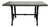 Marble Table with Cast Iron Base For Sale