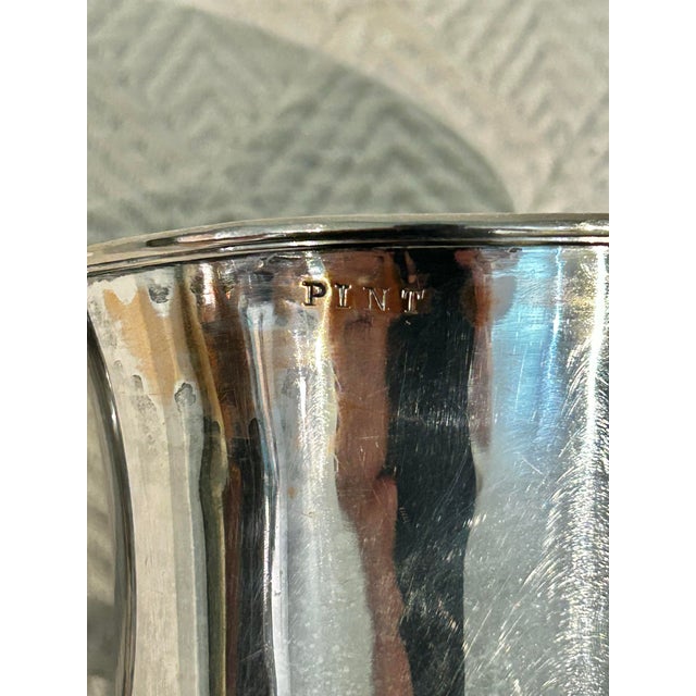 Victorian English Silver Plate Tankard by the Nottingham Electroplating Co. C. 1890 England For Sale - Image 9 of 11