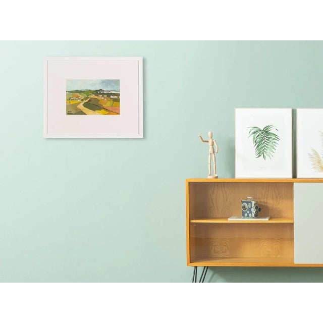 Balearic Islands, Acrylic on Cardboard, Framed For Sale - Image 3 of 8