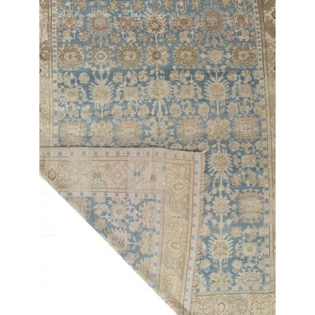 Traditional Pasargad DC Light Blue Kazak Design Rug For Sale - Image 3 of 3