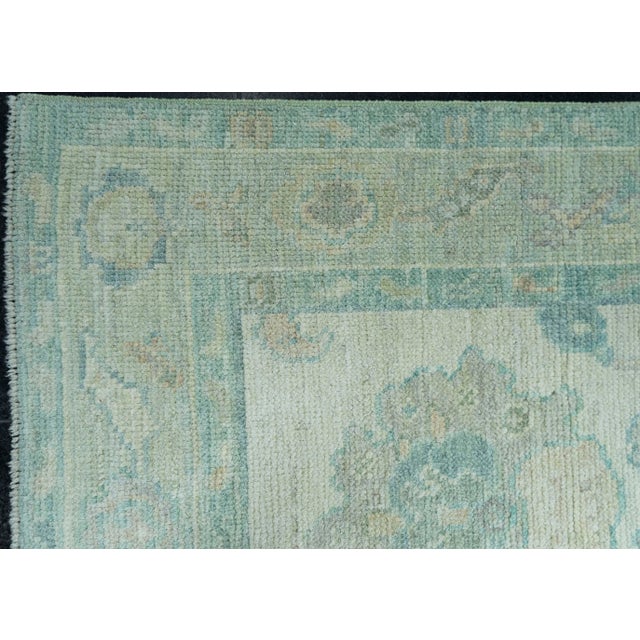 Turkish Oushak Rug 2'8" x 18'8" #19274 For Sale - Image 4 of 8